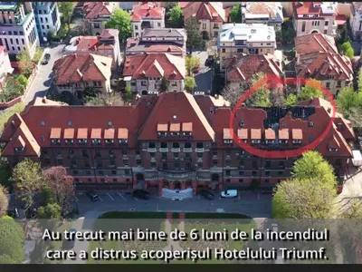 Hotelul Triumf Foto: Captură video filmare Armand