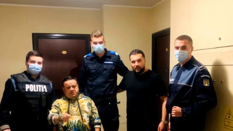 Minune, Tzancă și polițiștii Foto: Facebook