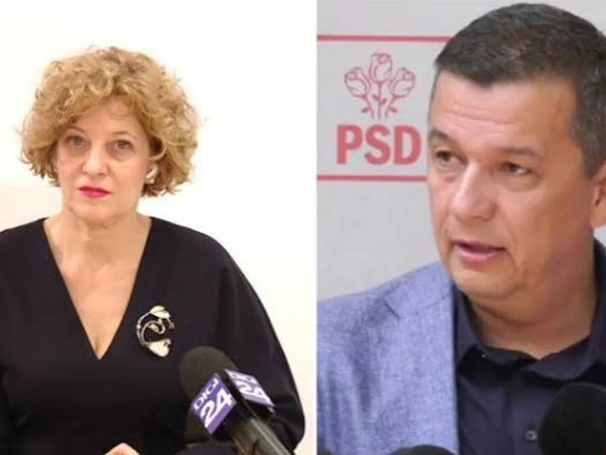 Oana Gheorghiu și Sorin Grindeanu - Foto: colaj (Imagine cu rol ilustrativ)