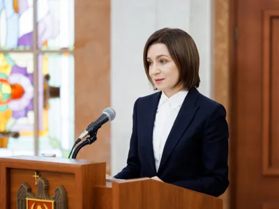 Maia Sandu: Moldova, lider între candidații UE; stabilă, nu poate fi destabilizată ori folosită contra Europei - Foto: Facebook/Maia Sandu