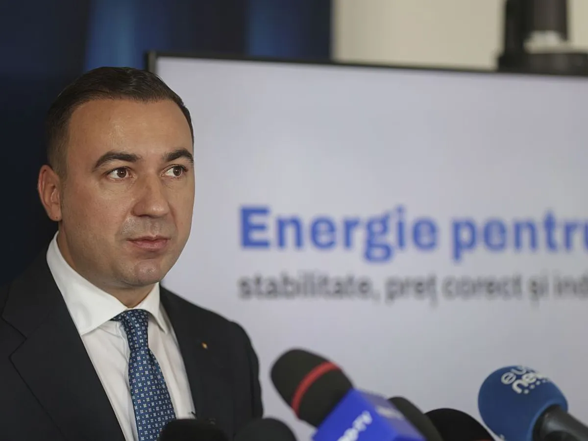 Bogdan Ivan, ministrul Energiei., în conferinţă de presă - Foto: INQUAM PHOTOS/Octav Ganea