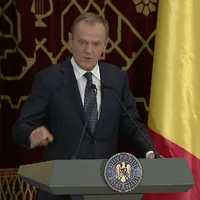 Donald Tusk a vorbit despre Nichita Stănescu și Duckadam. Captură Știrile Pro TV