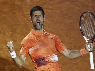 Novak Djokovic a câștigat a 1.000-a partidă din carieră și s-a calificat în finala de la Roma. / Foto: eurosport.ro
