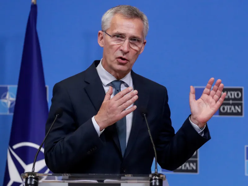 Jens Stoltenberg, alarmat de anunțul lui Putin privind amenințarea cu bomba nucleară/FOTO: nato.int