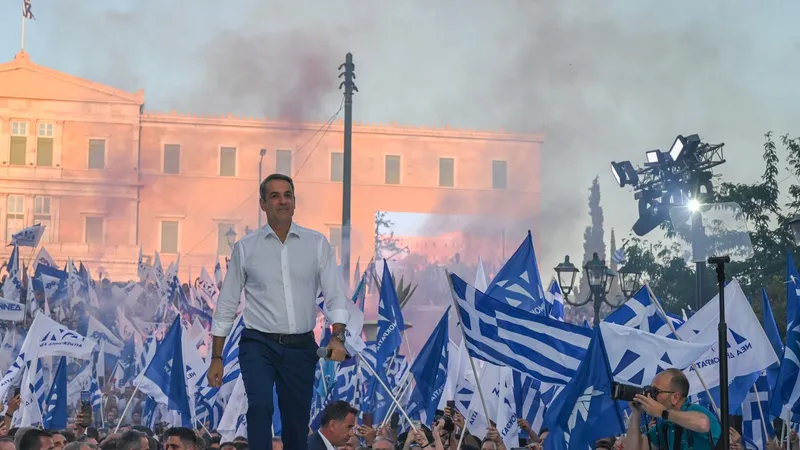 Alegeri parlamentare, în Grecia. Dreapta lui Mitsotakis e favorită în sondaje - Foto: Profimedia Images