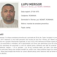 Interlopul Merișor, care a înjurat un judecător ca la ușa cortului, este dat în urmărire generală Foto: politiaromana.ro