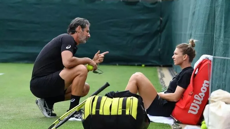 Mouratoglou și Halep - Foto: Profimedia