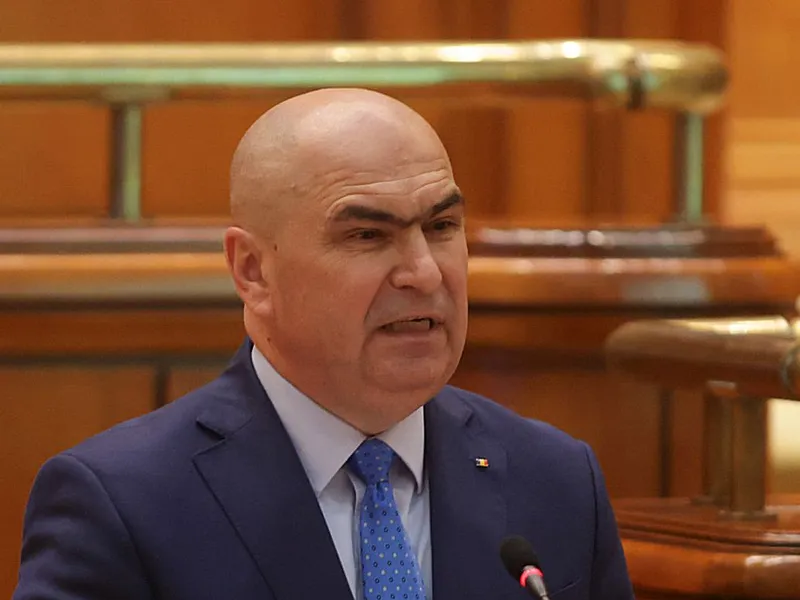 Ilie Bolojan, vorbind, la angajarea răspunderii pe măsurile fiscale - Foto: INQUAM PHOTOS/George Călin