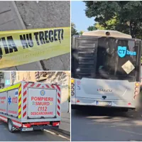 O femeie a murit după ce a fost lovită de autobuz în Constanța. Șoferul ar fi fost drogat - Foto: Politia Romana