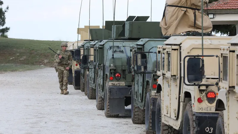 Armata americană în Zona de Antrenament Petrochori, din Grecia, anul acesta - Foto: Profimedia Images