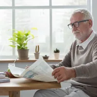 Pensionar citește la pensie - Foto: Freepik