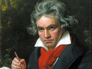 Ludwig van Beethoven, într-un tablou din 1820 - Foto: arhiva