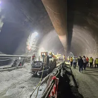 Lotul autostrăzii Sibiu-Pitești cu primul tunel de autostradă din țară, la 42%. Gata în 2027? - Foto: Facebook/Cristian Pistol