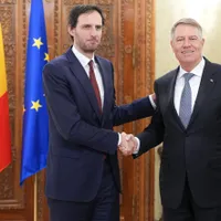 Klaus Iohannis și ministru al Afacerilor Externe, Wopke Hoekstra- Foto: FACEBOOK