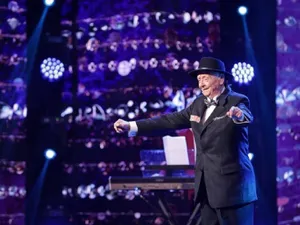 Florin Zgăvârdici, un pensionar de 90 de ani, a făcut senzație la show-ul Românii au Talent Foto: protv.ro