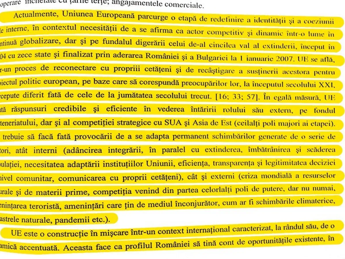 DOVEZI „Strategia post-aderare a României la UE 2007-2013“ a fost furată de Iordache