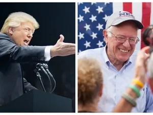 Trump vs Sanders/FOTO: g4media.ro