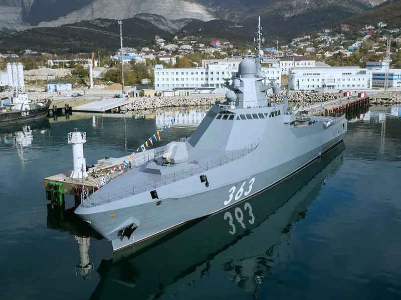 Flota rusă a Mării Negre efectuează exerciții navale cu lansatoare de rachete - Foto: Profimedia Images