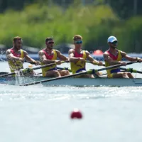 Echipajul României de patru rame masculin a obținut locul 5 în finală - Foto: Profimediaimages.ro