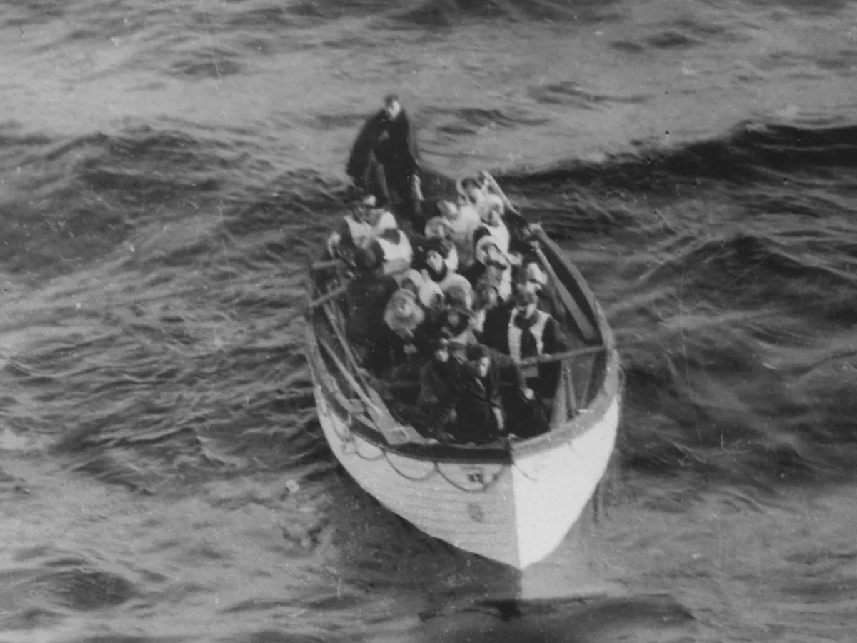 barca de salvare titanic
