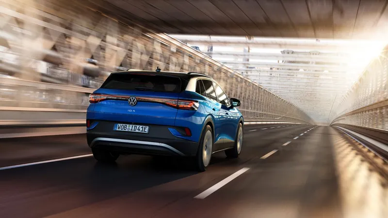 Volkswagen ID.4 este echivalentul electric al Tiguan-ului. / Foto: Volkswagen