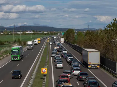 Autostrada de exit din capitala Sofia, în aprilie 2020, în plină epidemie de Covid - Foto: Profimedia Images (Imagine cu caracter ilustrativ)