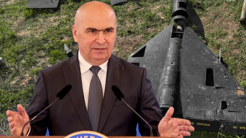 Ilie Bolojan a promulgat legea care permite doborârea dronelor rusești care intră în România - Foto: Profimedia images
