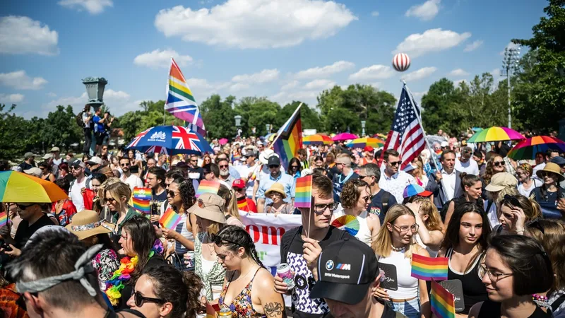 Marșul anual Budapest Pride: 38 de țări cer Ungariei să renunțe la legislaţia discriminatorie - Foto: Profimedia Images