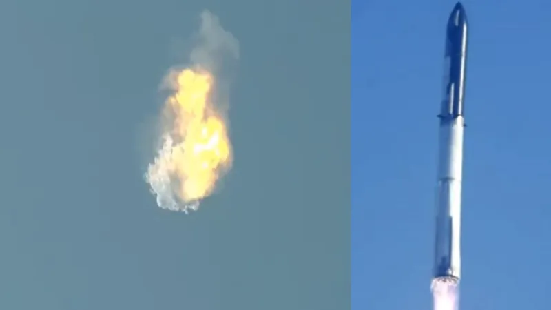 Starship, cea mai mare rachetă construit vreodată a explodat la scurt timp după lansare - Foto: Twitter/ Elon Musk