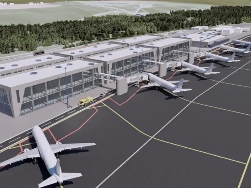 Banii europeni pentru terminalul T4 de la Aeroportul Iași/FOTO: ziaruldeiasi.ro