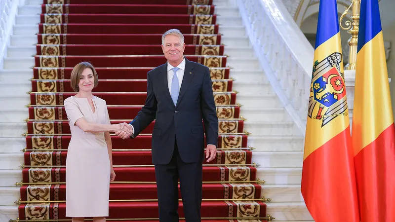 Maia |sandu și Iohannis / twitter