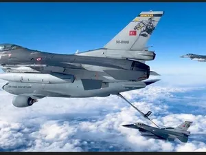 Patru F-16 din Turcia, în România în misiune NATO. Vor intercepta avioanele Rusiei - Foto: Anadolu (imagine cu caracter ilustrativ)