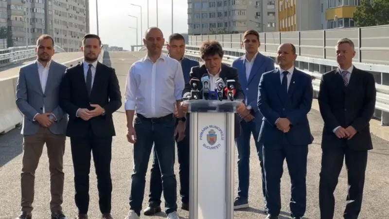 „Minune”, în Colentina! Pasajul Doamna Ghica, inaugurat după 4 ani. Are 216 metri lungime - Foto: captură video