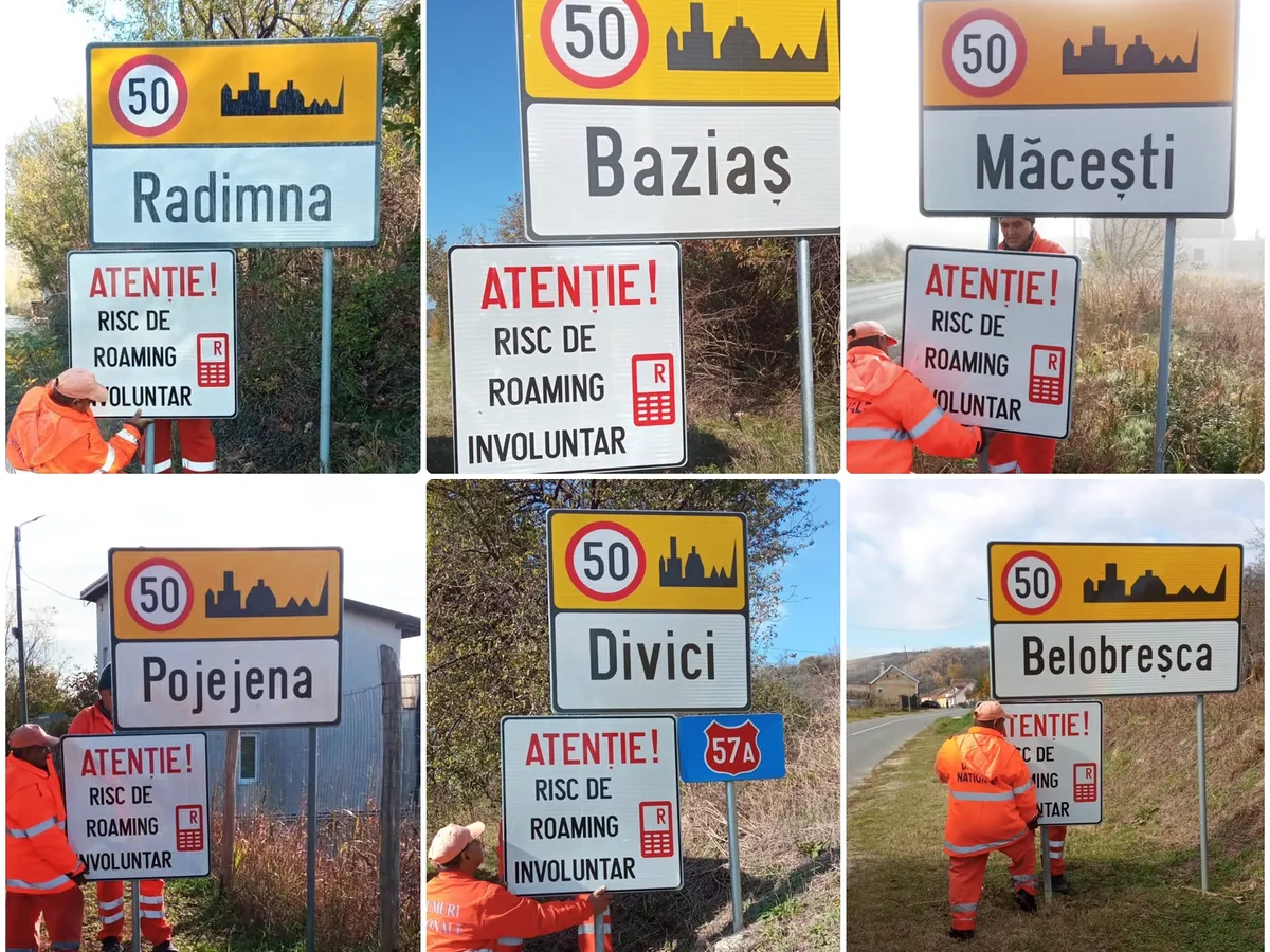 FOTO Noi indicatoare de avertizare, într-o zonă din România. Trebuie să fie atenți și șoferii, și pasagerii