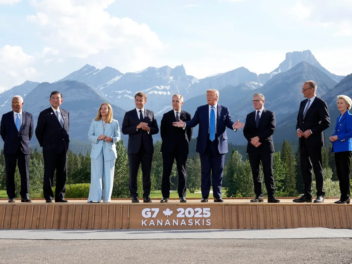 Donald Trump a părăsit mai devreme summitul G7 din Canada. Atenția este pe Israel și Iran Foto: Canadian Press / Shutterstock Editorial / Profimedia