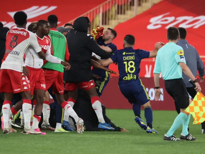 Olympique Lyon a învins, duminică, cu scorul de 3-2, AS Monaco, în etapa a 35-a din Ligue 1. / Foto: digisport.ro