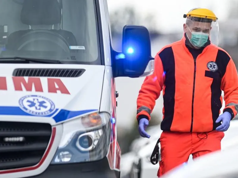 Ambulanță poloneză/FOTO: hotnews.ro