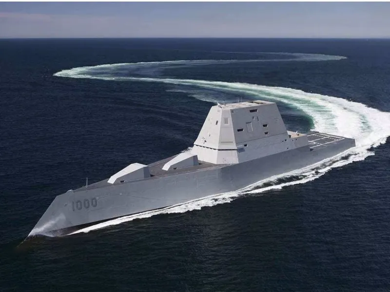 Distrugător Zumwalt ale Marinei americane/foto: USNavy