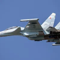 Avioane de luptă multirol Su-30SM au zburat deasupra navelor NATO/Foto: tass