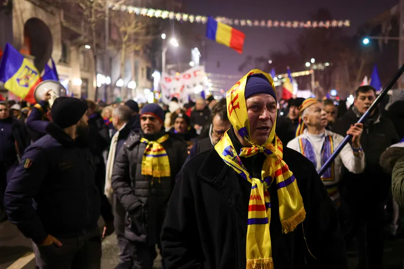 Protest AUR - Foto: INQUAM PHOTOS / Octav Ganea