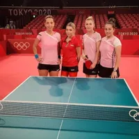 România, în sferturile turneului feminin pe echipe la tenis de masă. / Foto: digifm.ro