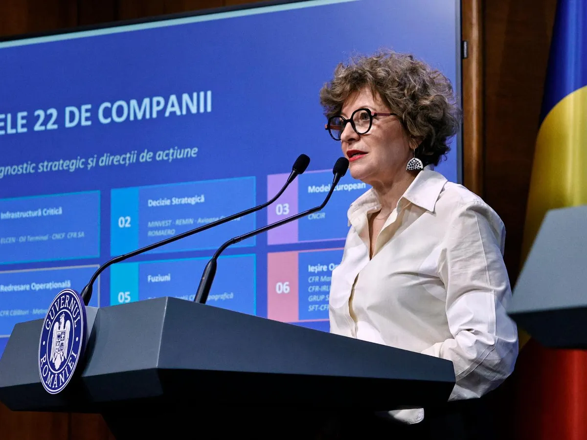 Oana Gheorghiu respinge acuzațiile PSD: listarea companiilor de stat nu înseamnă „vânzarea țării”