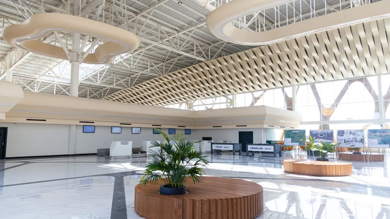 Terminalul aeroportului din Fizuli Foto: Realitatea.md