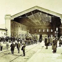 București-Giurgiu, prima cale ferată din România a fost inaugurată în 1869, primul tren plecând din gara Filaret - Foto: Facebook/România Regală