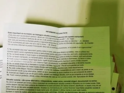 Scrisori conspiraţioniste anti-vaccin în cutiile poştale a mii de români/FOTO: ziaruldeiasi.ro