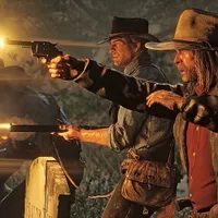COWBOY LA PUTERE  Eroul din Red Dead Redemption (sau anti-erou, depinde de jucător) este Arthur Morgan, cel care călătoreşte printr-un uluitor peisaj sălbatic, presărat cu oraşe decrepite