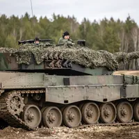 Polonia a trimis primul lot de tancuri Leopard 2 în Ucraina/Foto: Profimedia Images