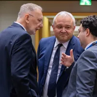 Vicepremierul bulgar, ministru de Interne interimar, Ivan DEMERDZHIEV, la negocierile de joi, din Consiliul JAI - Foto: Profimedia