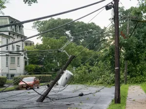 Urmările furtunii în Plainfield, New Jersey, pe 3 iulie - Foto: Profimedia Images