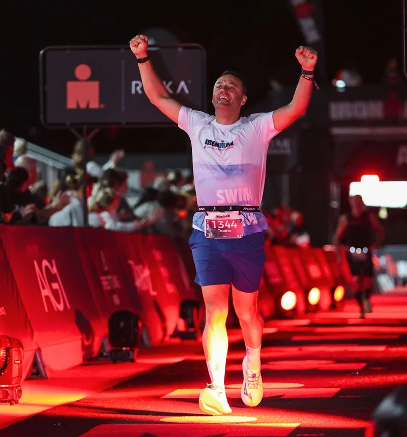 Medicul oftalmolog Teodor Hohoș participă la comeptiții Iron Man Foto: NWR